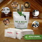 Rat & Mouse Repellent Pouches | 45–60 Day Protection | Mint Scent | BUY 1 GET 1 FREE!