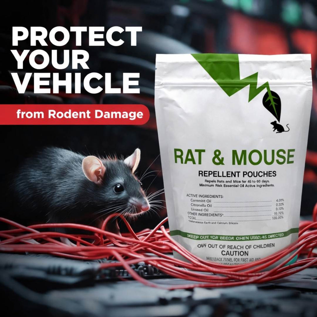 Rat & Mouse Repellent Pouches | 45–60 Day Protection | Mint Scent | BUY 1 GET 1 FREE!