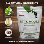 Rat & Mouse Repellent Pouches | 45–60 Day Protection | Mint Scent | BUY 1 GET 1 FREE!