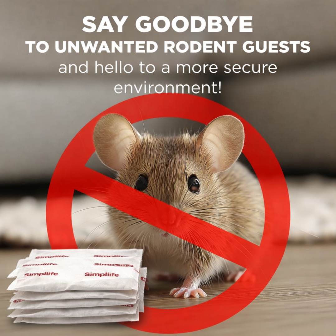 Rat & Mouse Repellent Pouches | 45–60 Day Protection | Mint Scent | BUY 1 GET 1 FREE!